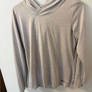 Nike Dri-FIT Light Gray Hoodie